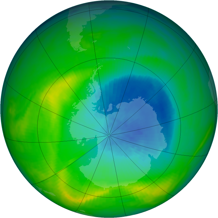 Ozone Map 1982-10-22